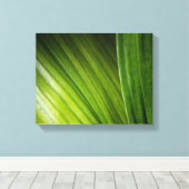 9206-Groene bladeren Canvas Afdruk (Insitu (Houten vloer))