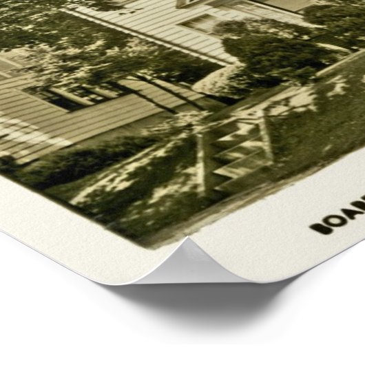 921 Ridgewood Road Ca. 1952 Poster (Hoek)