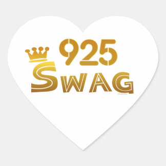 925 California Swag Hart Sticker