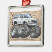 92-96 White Bronco Metalen Ornament (Links)