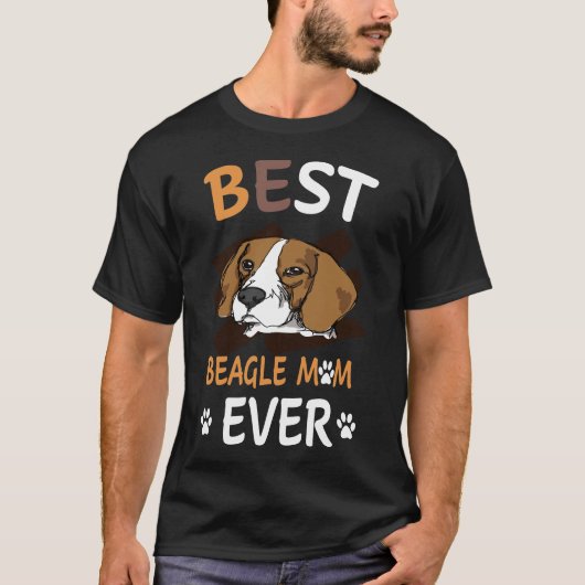 92 Best Beagle Mam Ever T-shirt (Voorkant)