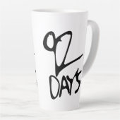 92 dagen latte mok (Rechterhoek)