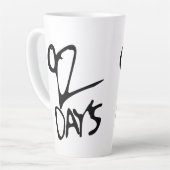 92 dagen latte mok (Linkerhoek)