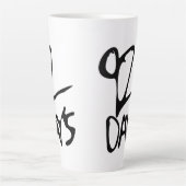 92 dagen latte mok (Voorkant)