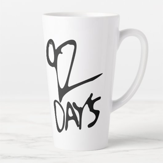 92 dagen latte mok (Rechts)