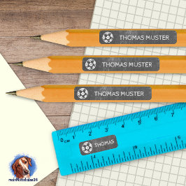 92 DIY Stifteaufkleber Fußball Tafel Rechthoekige Sticker