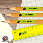 92 DIY Stifteaufkleber grün - Schwarzer Panther   Rechthoekige Sticker