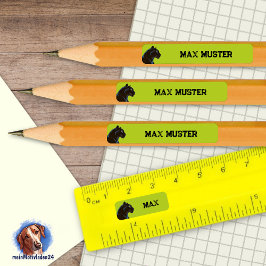 92 DIY Stifteaufkleber grün - Schwarzer Panther   Rechthoekige Sticker