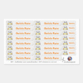 92 DIY Stifteaufkleber - Kohlmeise Aquarell Rechthoekige Sticker (Voorkant)