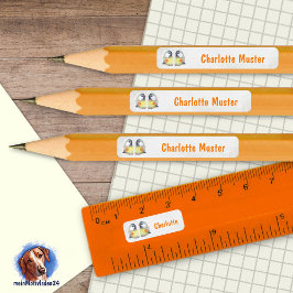 92 DIY Stifteaufkleber - Kohlmeise Aquarell Rechthoekige Sticker