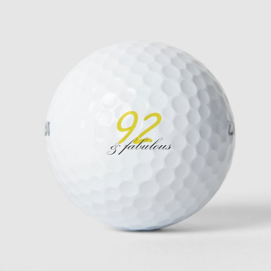 92 & Fabulous Golfballen (Voorkant)
