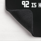 92 is de helft van 99 Funny Rune Muismat (Hoek)