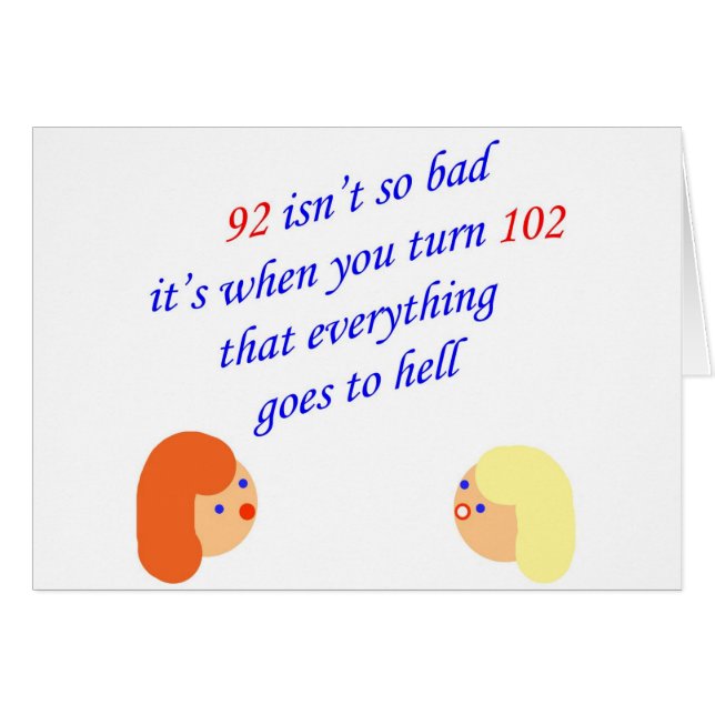 92 is niet zo slecht (Voorkant Horizontaal)