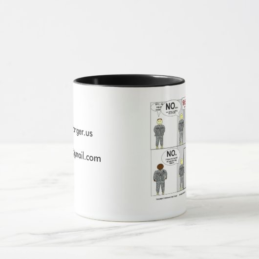 92 jaar levering, mok (Midden)