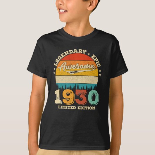 92 jaar oud Geweldige sinds 1930 92e verjaardag Gi T-shirt (Voorkant)