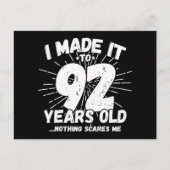92 Jaar Oud Sarcastisch Meme Grappig 92e Verjaarda Briefkaart (Voorkant)