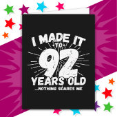 92 Jaar Oud Sarcastisch Meme Grappig 92e Verjaarda Kaart