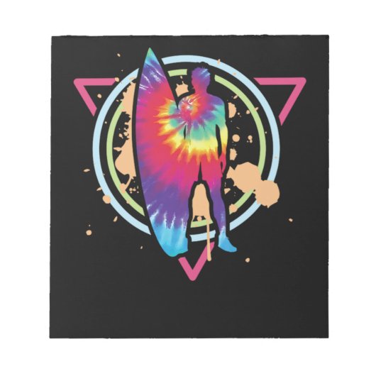 92.Surfertie Dyevaporgolf Surfer Ti Notitieblok (Voorkant)