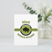 92E INFANTRY DIVISION "BUFFALO SOLDIERS" BRIEFKAART (Staand voorkant)
