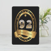 92e, man verjaardagsfeestvrouw, elegante kleur kaart (Staand voorkant)