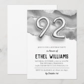 92e uitnodiging van de Birthday Party (Voorkant / Achterkant)
