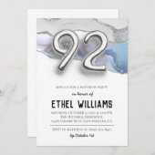 92e uitnodiging van de Birthday Party (Voorkant / Achterkant)