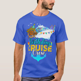 92e verjaardag Cruise Crew T-shirt