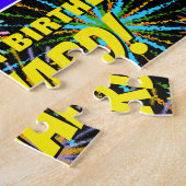 92e verjaardag: Fun, kleurrijk gevuurwerk Legpuzzel (Zijkant)