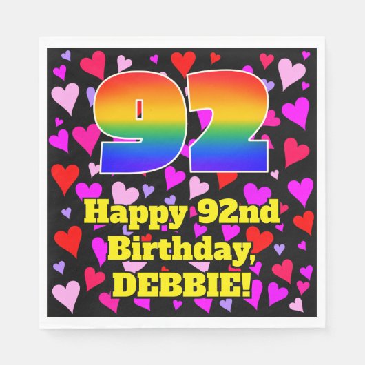 92e verjaardag: Het liefhebbende Kunstpatroon, Reg Servet (Voorkant)