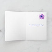 92e verjaardag Kaart grootmoeder - Bloemen (Binnen)