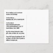 92e verjaardag - Leuk vuurwerk, Rainbow Look "92" Briefkaart (Achterkant)