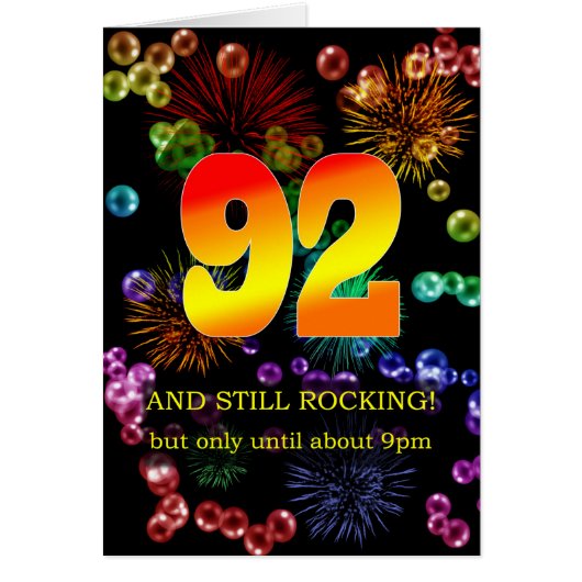 92e verjaardag nog steeds aan het roken (Voorkant)