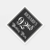 92e verjaardag Partij — Fancy Manuscript + de Naam Servet (Hoek)