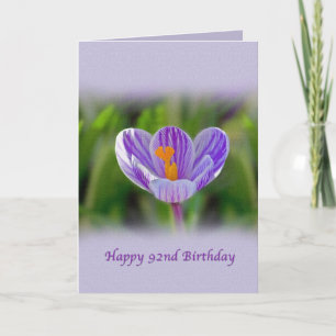 92ste Verjaardag, Godsdienstig, de Bloem van de Kaart