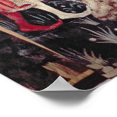 930 The Concert, Tapestry from Arras, 1420 Poster (Hoek)