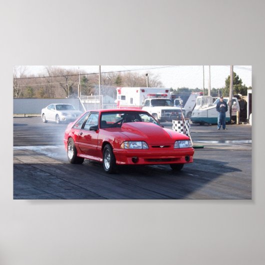 93 Cobra Burnout Poster (Voorkant)