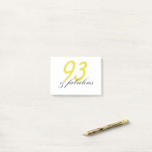 93 & Fabulous Post-it® Notes (Op bureau)