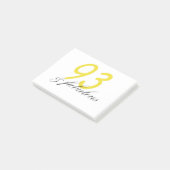 93 & Fabulous Post-it® Notes (Schuin)