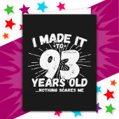 93 Jaar Oud Sarcastisch Meme Grappig 93e Verjaarda Kaart