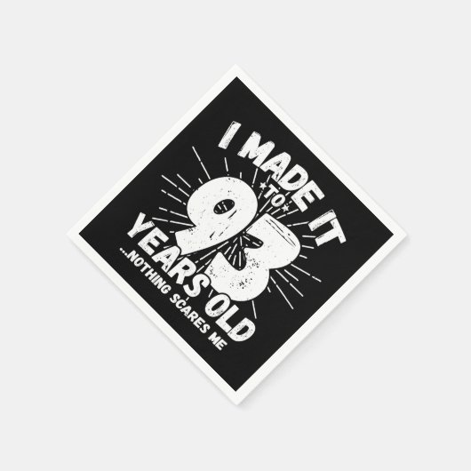 93 Jaar Oud Sarcastisch Meme Grappig 93e Verjaarda Servet (Hoek)