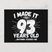 93 Jaar Oude Sarcastische Meme Grappige 93e Verjaa Briefkaart (Voorkant)
