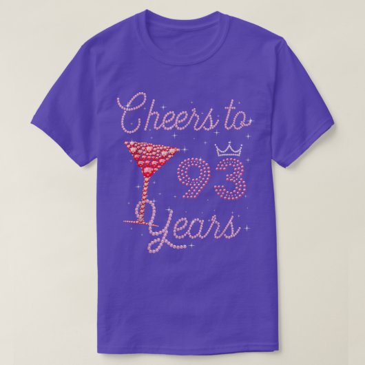 93-jarige kaas 93 jaar oud 93 jaar oud t-shirt (Design voorkant)