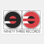 93 Records Stickers (Voorkant)