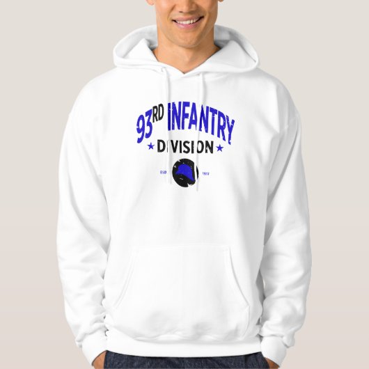 93e Infanteriedivisie "Blauwhelmen" Hoodie (Voorkant)