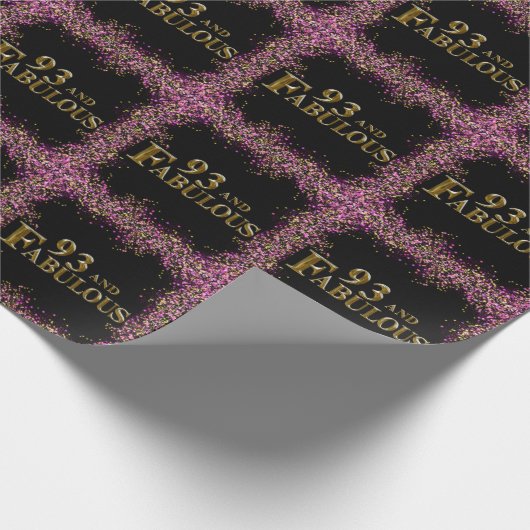 93e verjaardag cadeaupapier (Hoek)