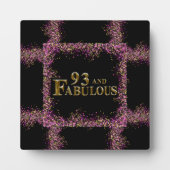 93e verjaardag fotoplaat (Voorkant)