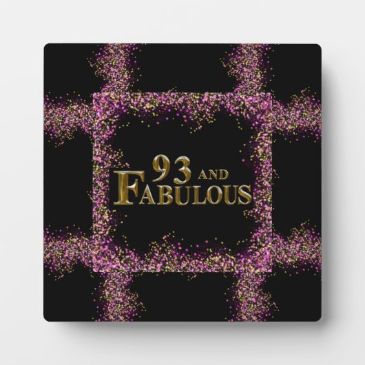 93e verjaardag fotoplaat (Voorkant)