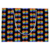 93e verjaardag: Fun Rainbow Event Number 93 Patter Groot Cadeauzakje (Achterkant)