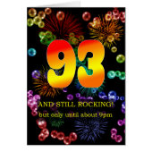 93e verjaardag nog steeds springend (Voorkant)