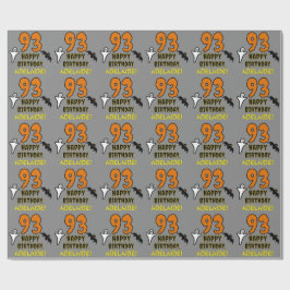 93e verjaardag: Spooky Halloween Theme, Aangepaste Cadeaupapier